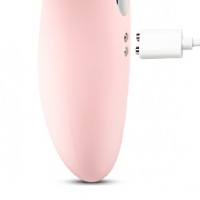 Mini Clitoral Stimulator, 7 Speeds Suction/Vibration, LIGHT PINK